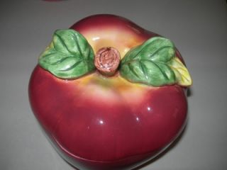 Collectible Apple Cookie Jar by Tender Heart Treasures