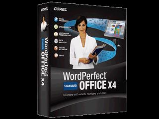 Corel Wordperfect Office X4 Standard Edition software   Brand New w
