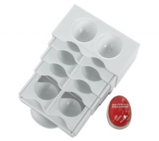 Eggstra Space Collapsible Egg Tray and Egg Perfect Egg Timer