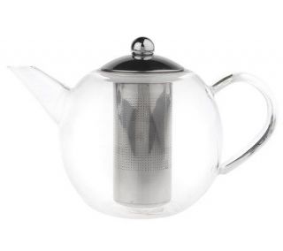 Prestige 3 Cup Round Glass Teapot with Infuser —