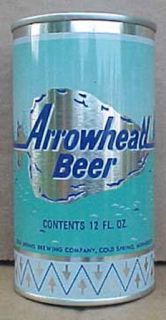 Arrowhead Beer Can Cold Spring Brewing Minnesota 1972