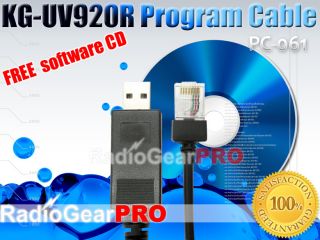  UV920R USB program cable + software CD Computer programming interface