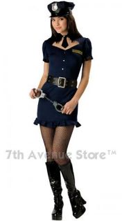Fashion Police Officer Costume Cop Girl Teen Halloween
