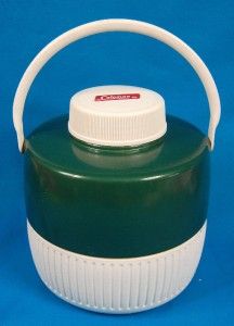 VINTAGE COLEMAN SNOW LITE WATER JUG COOLER 1 GALLON W/ CUP INSERT