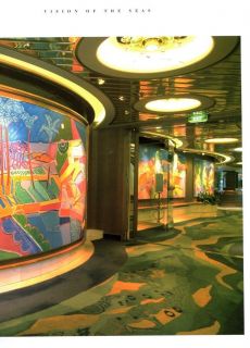 Royal Caribbean Cruise Line Interior Design Construction Art Photo