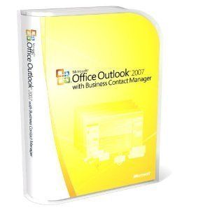  Office Outlook 2007 with Business Contact Manager NFA 00023 NEW IN BOX