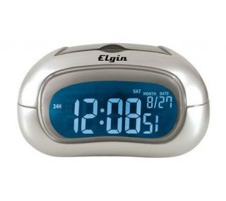 Elgin 3455E Electric Alarm Clock w/7 SelectableDisplay Colors