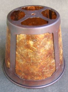 Mission Arts Coppersmith Solid Copper Mica Lamp Shade