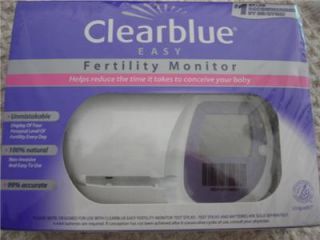New SEALED Clearblue Easy Fertility Monitor Clear Blue