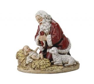 Kneeling Santa Figurine by Roman —