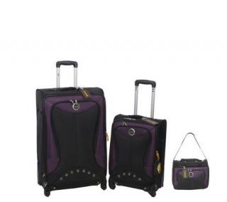 Lucas Balistic 2 Piece Spinner Luggage Set with Duffel Bag —