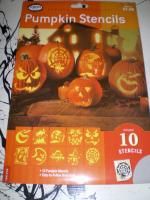 10 Pumpkin Stencils Carving Set New Halloween Decorate Ten Spooky