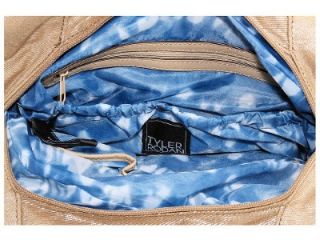 Tyler Rodan Corsica A Line Shopper Handbag Taupe Denim Model TR03515