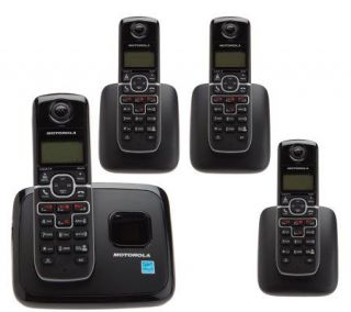 Motorola DECT 6.0 Phone with 4 Handset and Digital AnsweringSystem