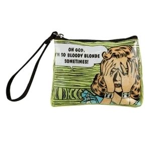 So Bloody Blonde Sometimes Coin Purse Makeup Bag