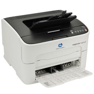   Konica Magicolor 1600W Color Laser Printer Beautiful Prints HD Toner
