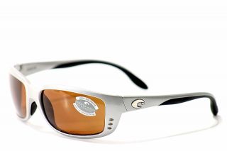 Costa Del Mar Sunglasses 580P Zane ZN18 0CP Silver Shades