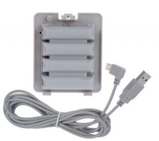 Wii Balance Board Rechargeable Battery Pack and USB Cable —