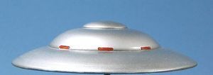 North Corsica Alien Saucer UFO Wood Model Replica XXL Planeshowcase