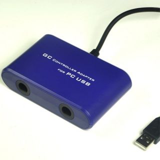 Dual USB Adapter for GameCube Controller GameCube to PC