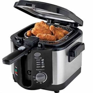 New Crofton Electric Deep Fryer with Cool Touch Handle