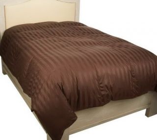 Northern Nights King 400TC 550FP Down Comforter w/Woven Stripe