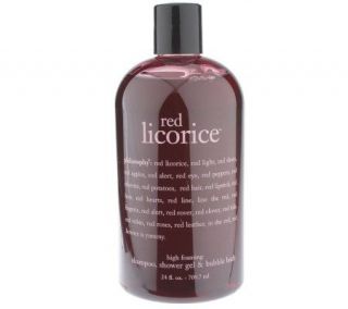philosophy red licorice 3 in 1 bath & shower gel 24 oz. —