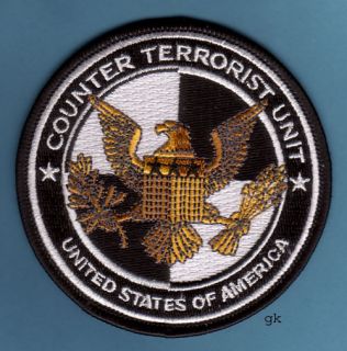 counter terrorist unit patch unused 3 1 2 shipping charges may be