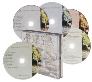 Entertaining Dinner Music Collection Instrumental 5 CD Set —