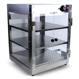 Commercial Food Warmer Stainless Steel Countertop 18x18x24 Pizza
