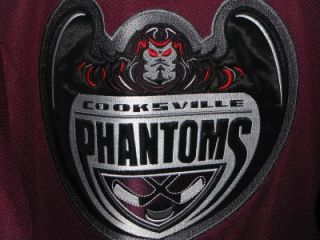  USED VTG #66 PHANTOMS JERSEY SWEATER CANADA COOKSVILLE SEWN YOUTH XL