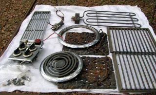 Jenn Air Cooktop Grill Down Draft Parts Older Electric Model NR