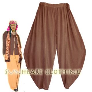 tienda ho moroccan cotton lagenlook harem pants 60 % cotton 40 % rayon