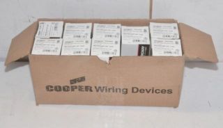 Lot of 10 Cooper Wiring Devices CWL630R Hart Lock Single Receptacles