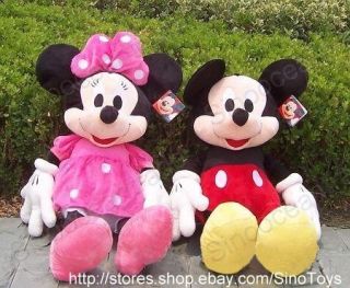 Couple of Big Mickey Mouse Minnie Mouse Stuffed Doll