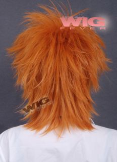 Short Choppy Orange Coplay Stylish Hair Wig