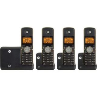 MOTOROLA L514BT Cordless Phone with 4 Handsets, Answering System and