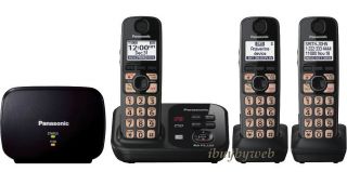 panasonic kx tg4753b dect 6 0 3 cordless phones talking caller id w