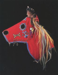 description american indian horse masks by mike cowdrey ned martin