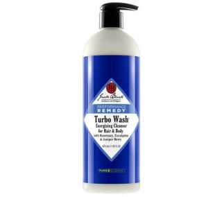 Jack Black Turbo Wash Hair & Body Cleanser, 16oz   A326960