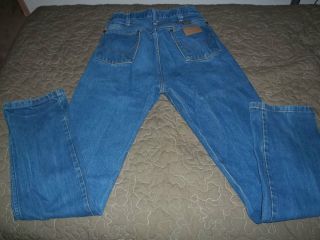  Wrangler Blue Jeans 35 x 36 Mens 1004