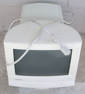 Princeton Ultra 51 15 dusty but working CRT computer monitor