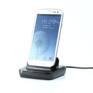 Cradle Dock Charger Data Sync Charging Station for Samsung Galaxy S3