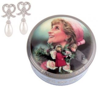 Princess Diana Englands Rose Porcelain Music Box —