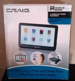 Brand New Craig  Player cmp641f 4GB Digital Media Player Fast Free