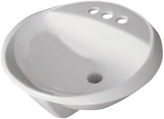 Crane 1283V 19x16 4 Ct Bathroom Sink Sterling Silver
