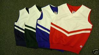  Brand New Cheerleading Uniform Ribbed Waistband Top