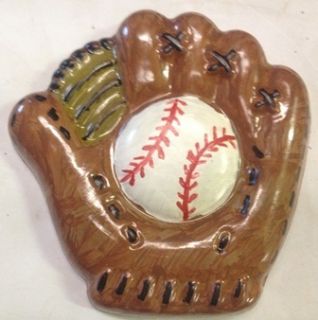 Baseball Glove Concrete Mold Stepping Stone Plaque Mold Plaster Mould