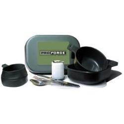 Swedish designed Plastic Mess Kit, packs neatly into itself, Includes