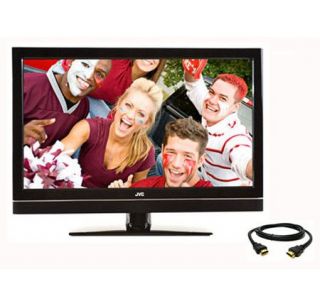 JVC 32 1080p Thin LED HDTV w/ Xinema Sound & Bonus HDMI Cable 